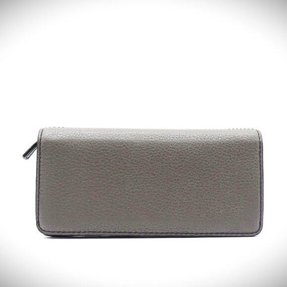 MARC JACOBS Empire City Dark Grey Leather Continental Bifold Wallet - Picture 3 of 10